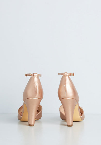 Shine So Fine Ankle Strap Heel